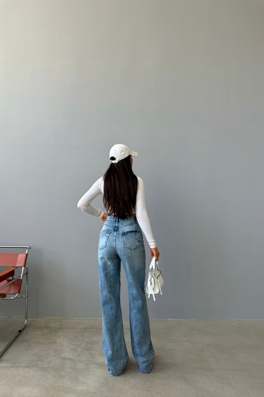 Palazzo Blue Jeans