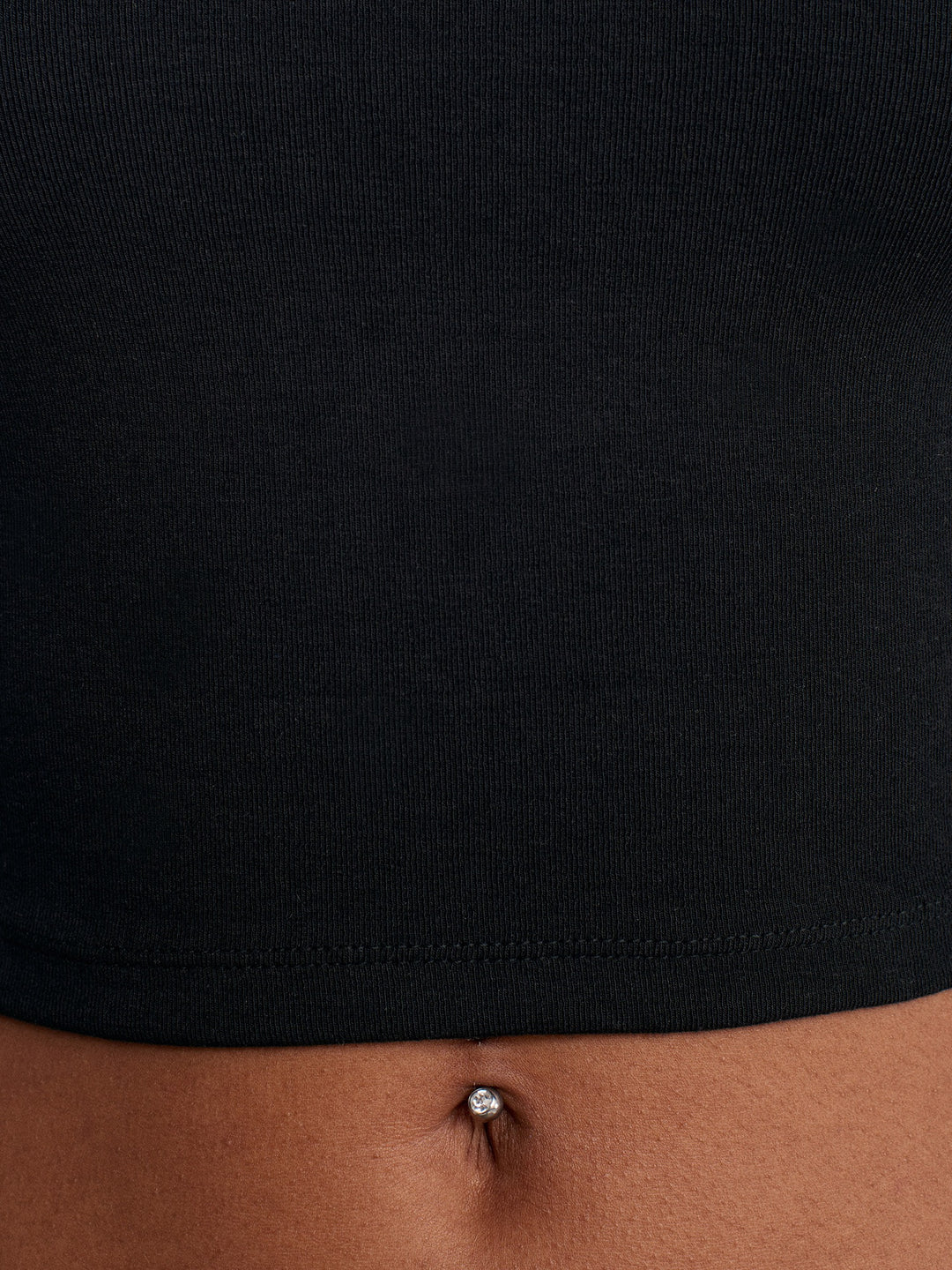 Basic Long Sleeve Crop Top