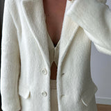 Wool Blend Short Coat