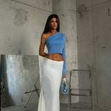 Single Sleeve Crop Top