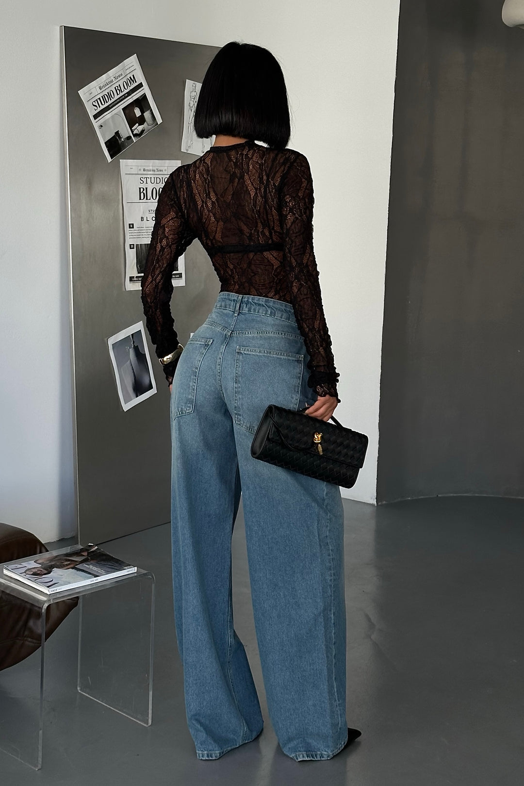 Wide Leg Baggy Jeans