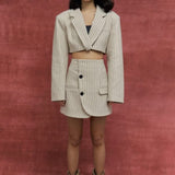 Mella Stripe Blazer Set