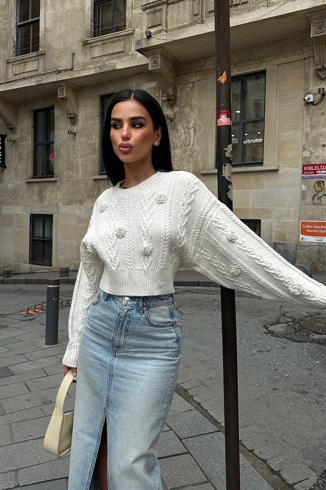 Open Back Tie Knitted Top