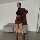 Pleated Design Warm Skort