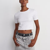 Cotton Cropped T-Shirt