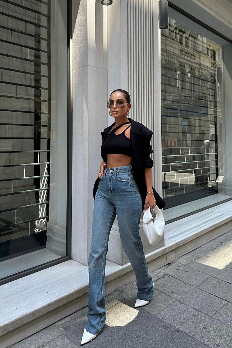 Timeless Palazzo Jeans