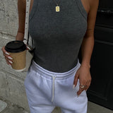 Ribbed Tank Top In Colors