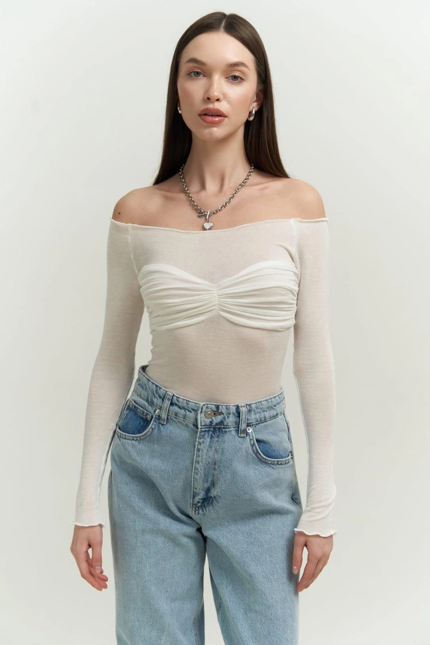 Bralette Style See-Through Top