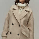 Piral Mulle Collection Oversize Beige Coat