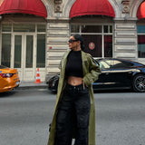Keilla Gray Wash Baggy Cargo Pants