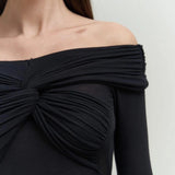 Criss Cross Off Shoulder Top