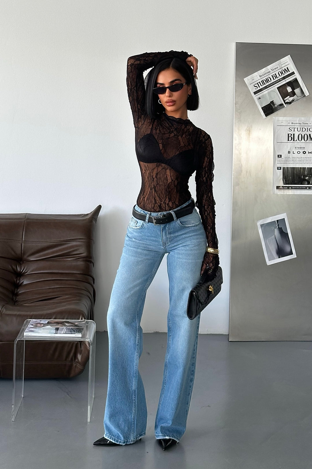 Classic Light Blue Mid Rise Jeans