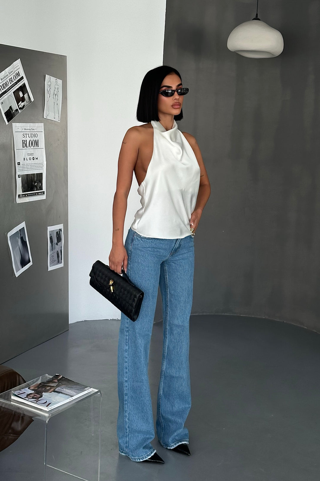 Classic Blue Mid Rise Jeans