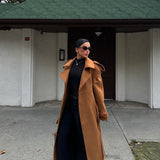 Premium Longline Belted Coat
