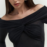 Criss Cross Off Shoulder Top