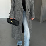 Herringbone Oversize Coat