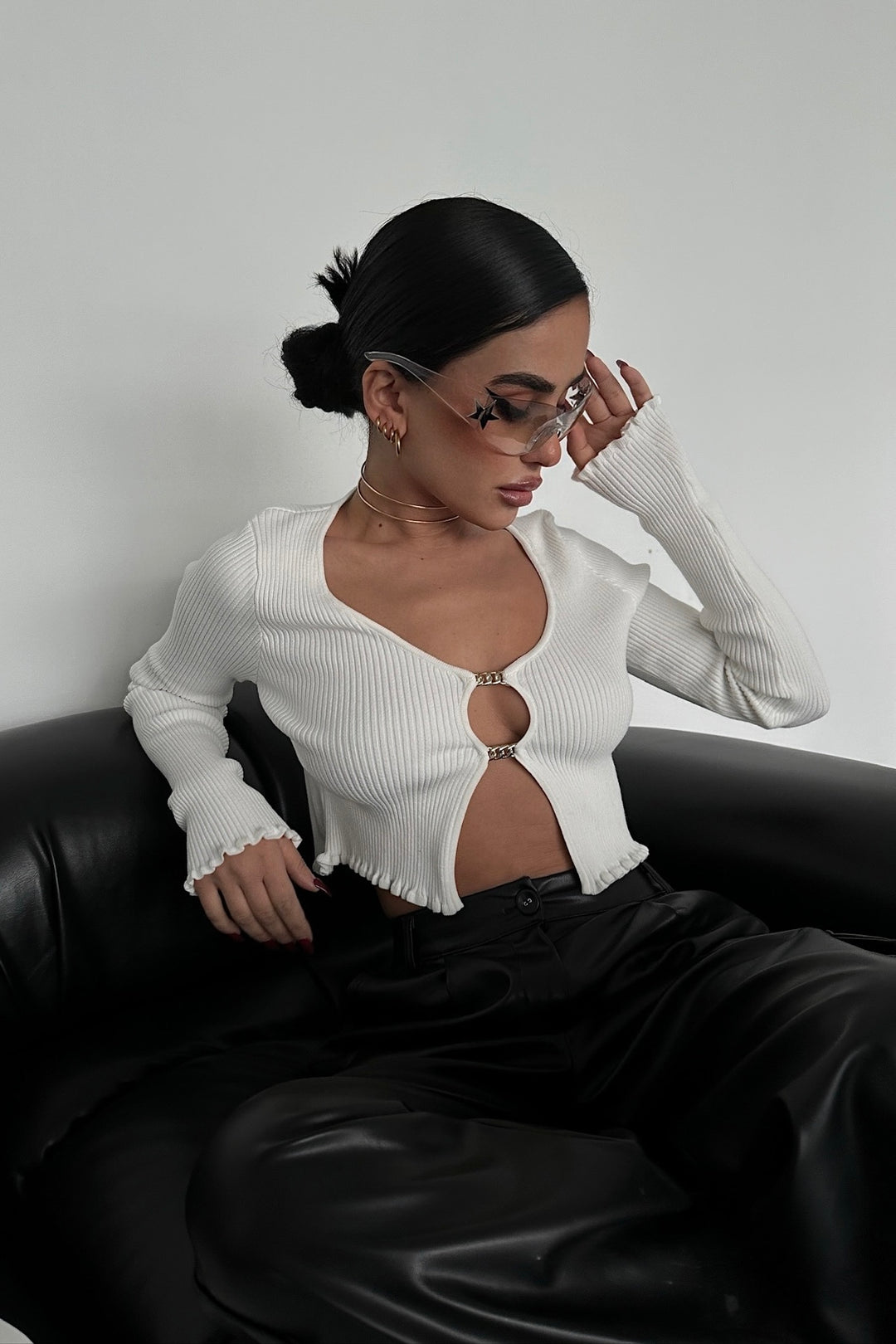 Chain Connect Mini Cardigan