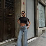 Bell Bottom Low Rise Jeans