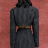 Mella Stripe Blazer Set
