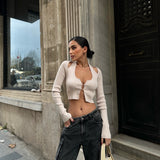 Hook Closure Cardigan
