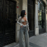 Malvina Washed Flared Jeans