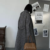 The Raven Herringbone Coat