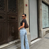 Bell Bottom Low Rise Jeans