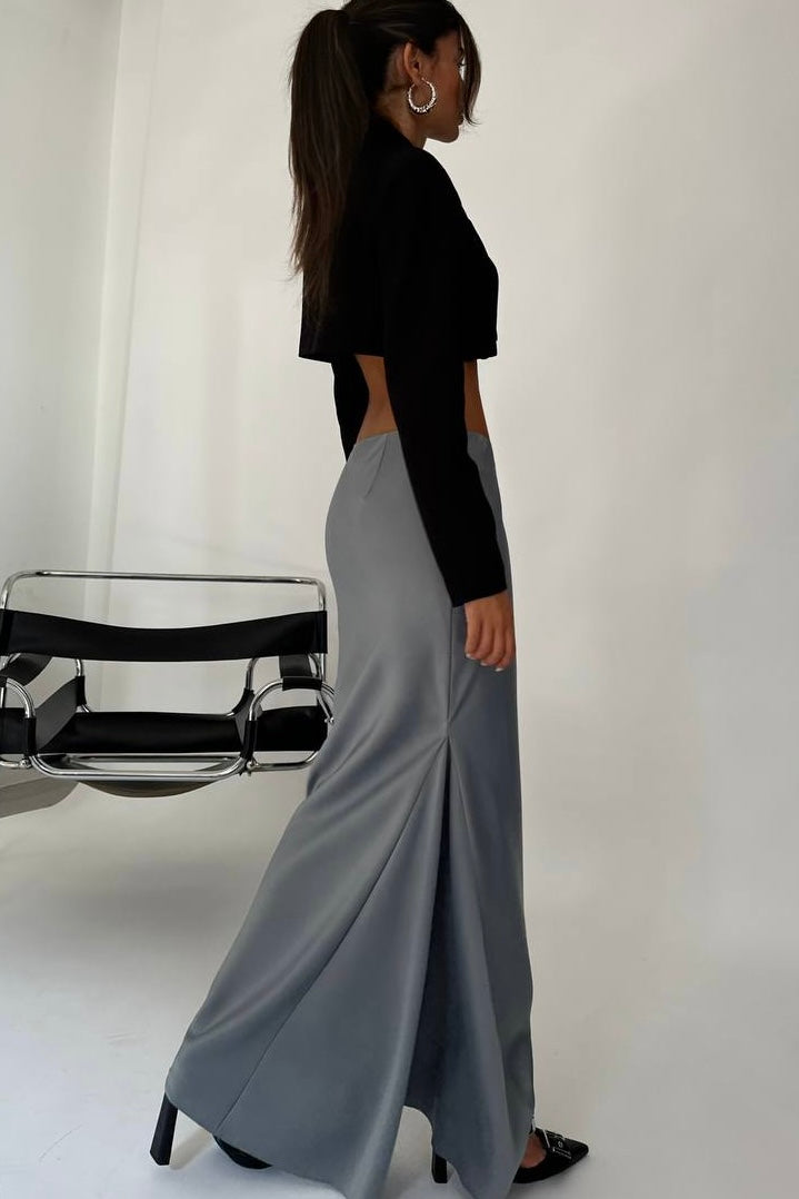 Maxi Satin Skirt