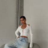 Hook Closure Cardigan