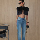 High Rise Bootcut Jean