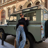 Tight Fit Cargo Jeans