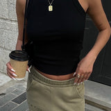 Ribbed Tank Top In Colors