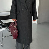 Herringbone Oversize Coat