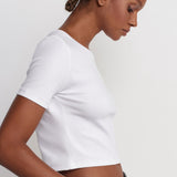 Cotton Cropped T-Shirt