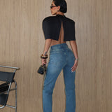 High Rise Bootcut Jean