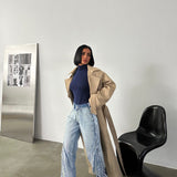 Tassel Wide-Leg Jeans