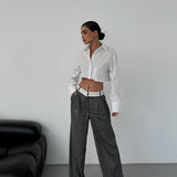 Bella Pants Mixed Gray
