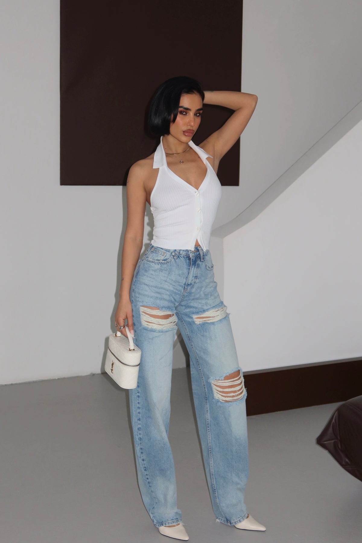 Barrel Ripped Jeans