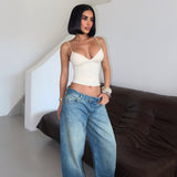 Vintage Wash Low Rise Baggy Jean