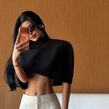 Cape Shoulder Blouse