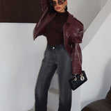 Contour Seam Wide Leg Jeans