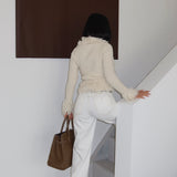 Pearl Straight Jeans Cream