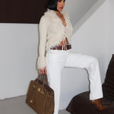 Pearl Straight Jeans Cream