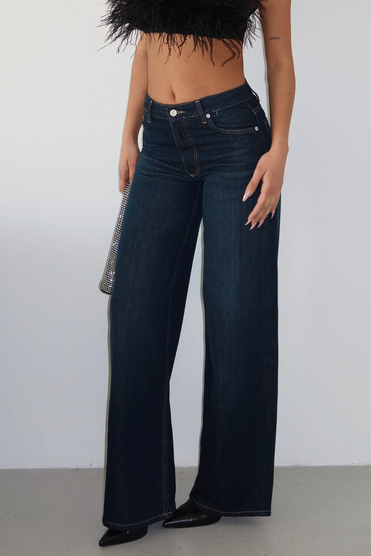 After Hours Wide Leg Jeans