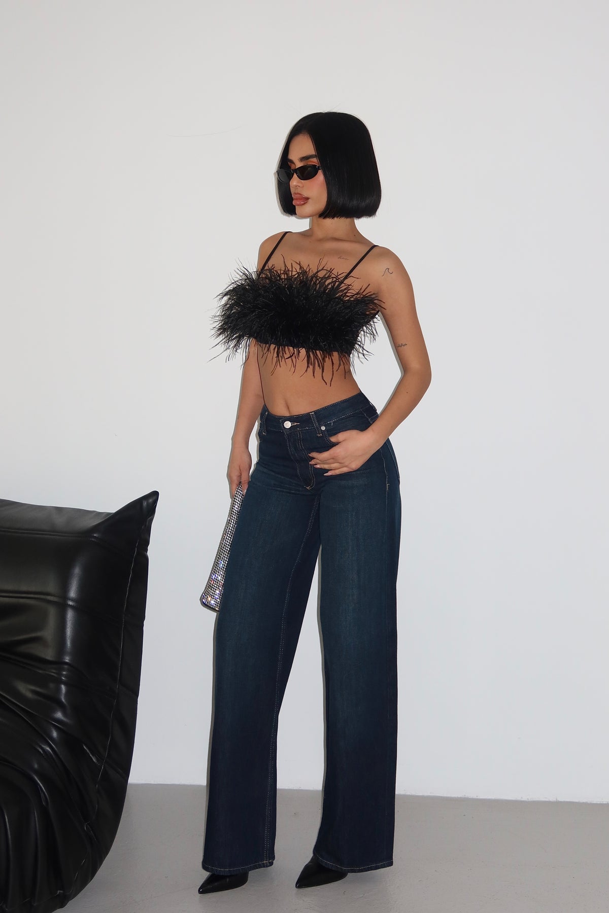 After Hours Wide Leg Jeans