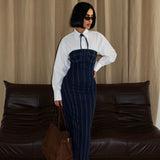 The Corset Denim Dress