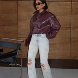 Vintage Wash Ripped Jeans