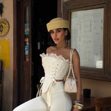 Lace Up Corset Top