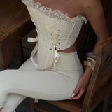 Lace Up Corset Top