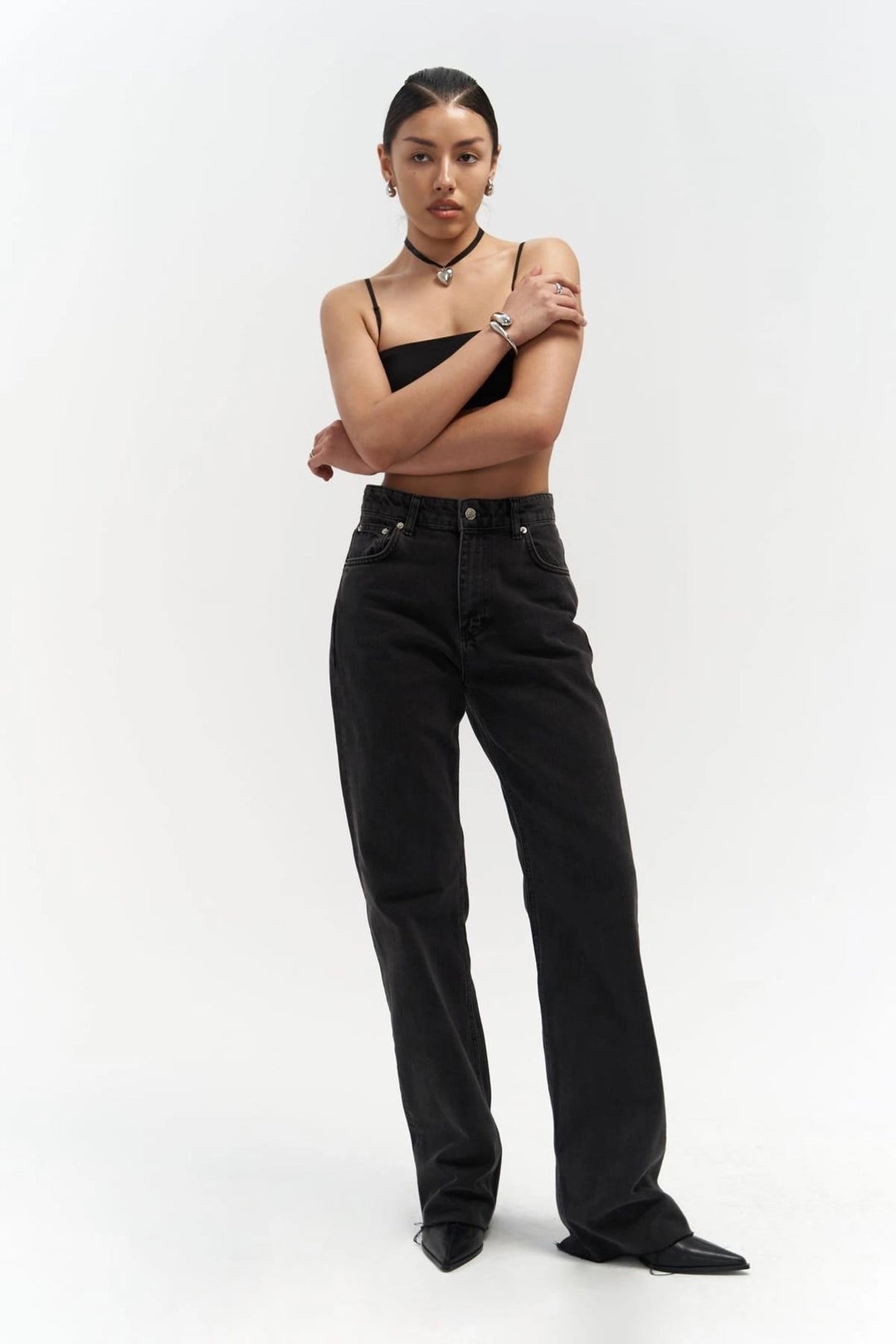 Classic Wardrobe Essential Gray Wash Jeans